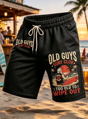 Men's Old Guys Surf Club  Drawstring Shorts