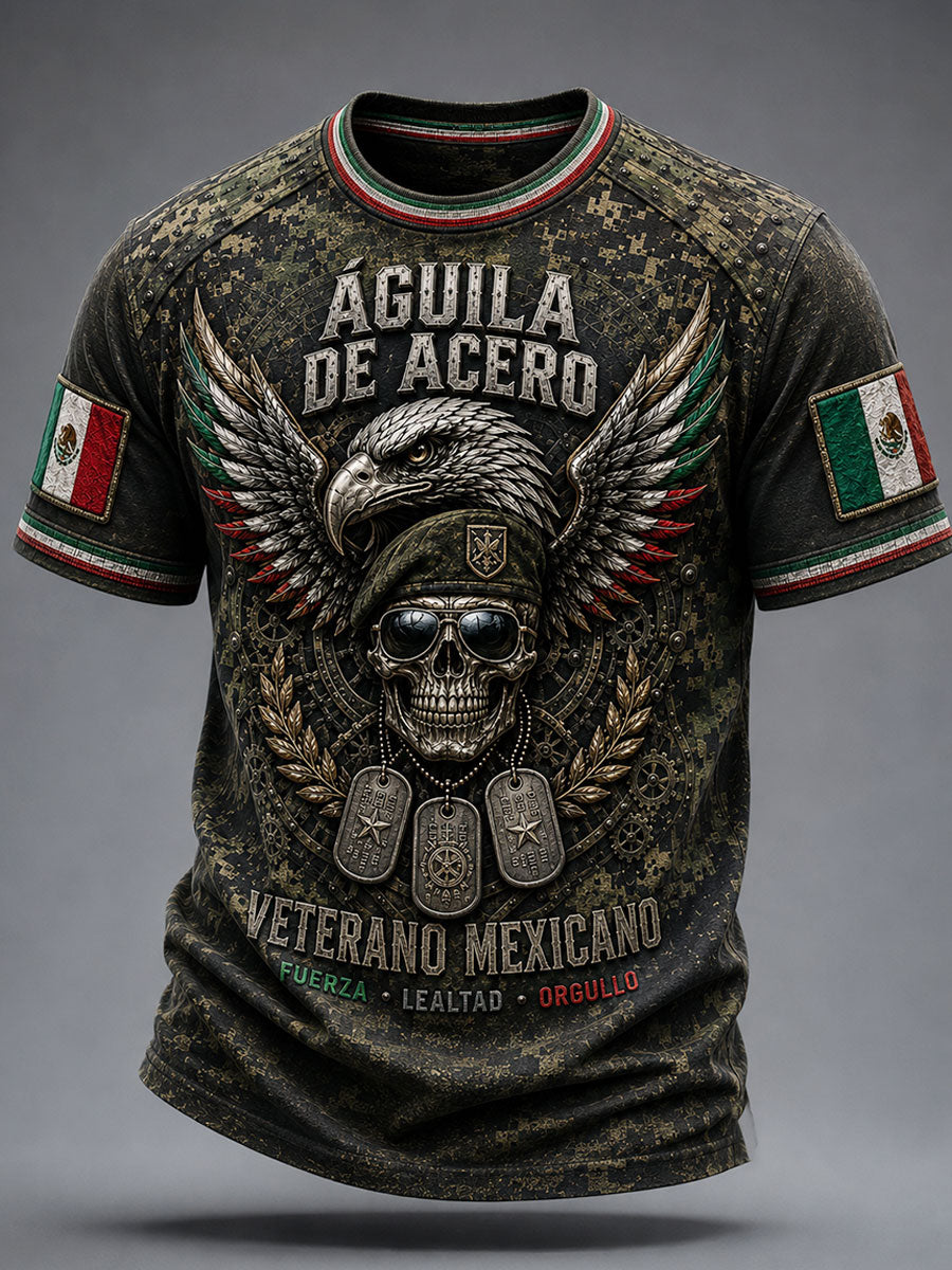 Men's Mexico Orgullo Veteran Printed T-shirt