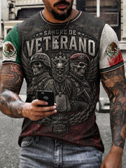 Men's Mexico Orgullo Veteran Printed T-shirt
