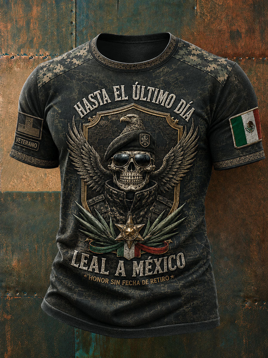 Men's Mexico Orgullo Veteran Printed T-shirt