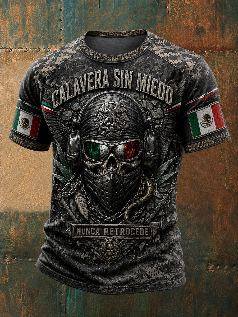 Men's Mexico Orgullo Veteran Printed T-shirt