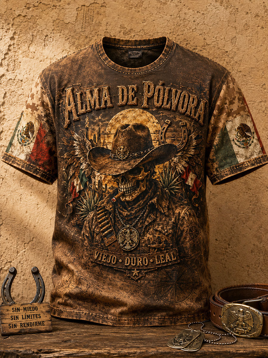 Men's Mexico Orgullo Veteran Printed T-shirt