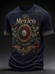 Men’s Mexico Independence Day Print Casual Short-Sleeve T-Shirt