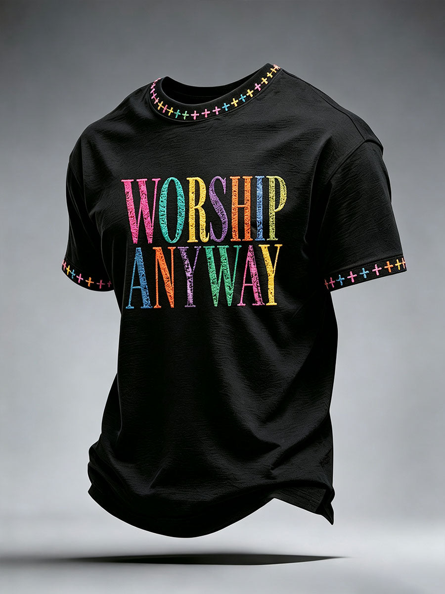 Men's Worship Anyway T-shirt