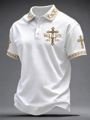 Men's Walk By Faith Printed Casual Top