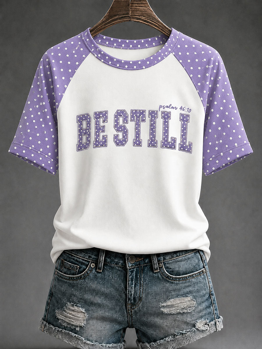 Women’s 'Be Still And Know' Printed Casual T-Shirt