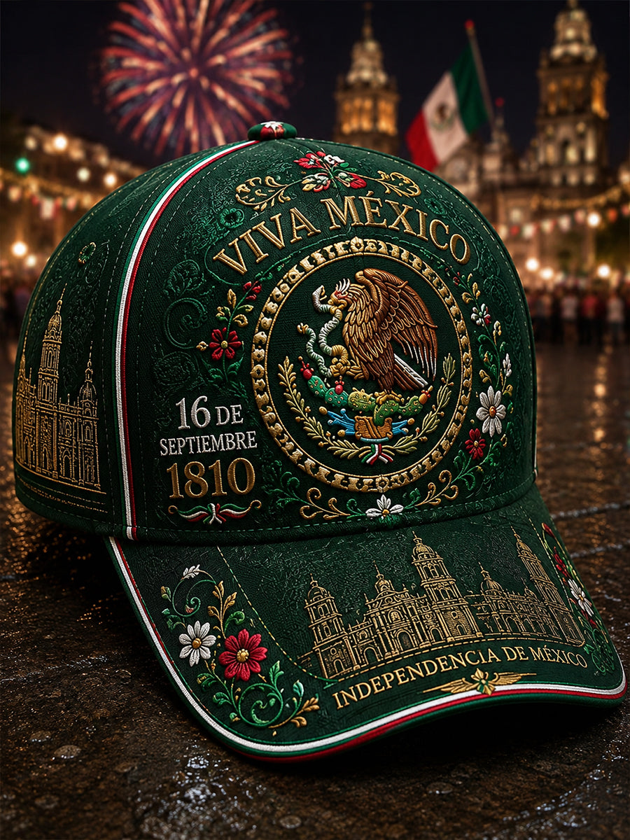 Sombrero unisex del Día de la Independencia de México