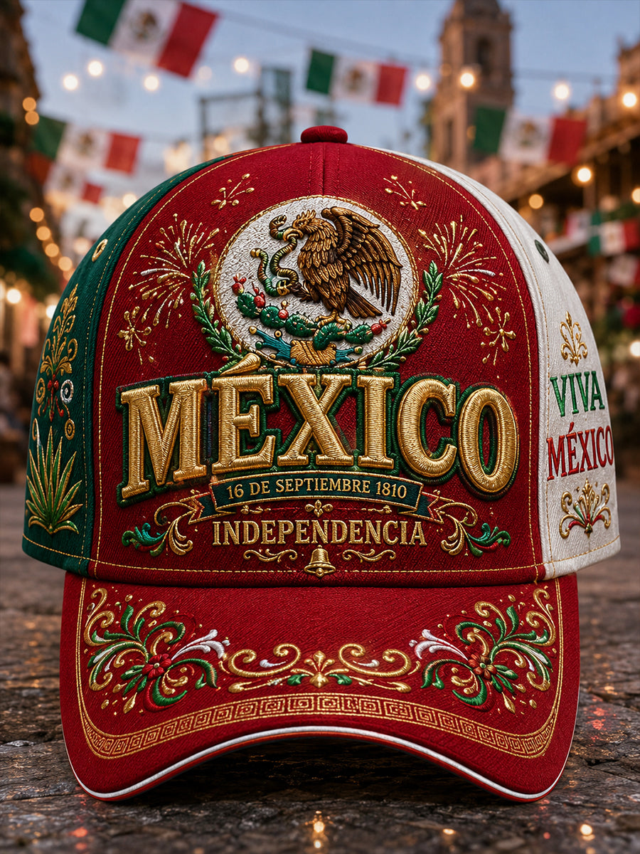 Sombrero unisex del Día de la Independencia de México