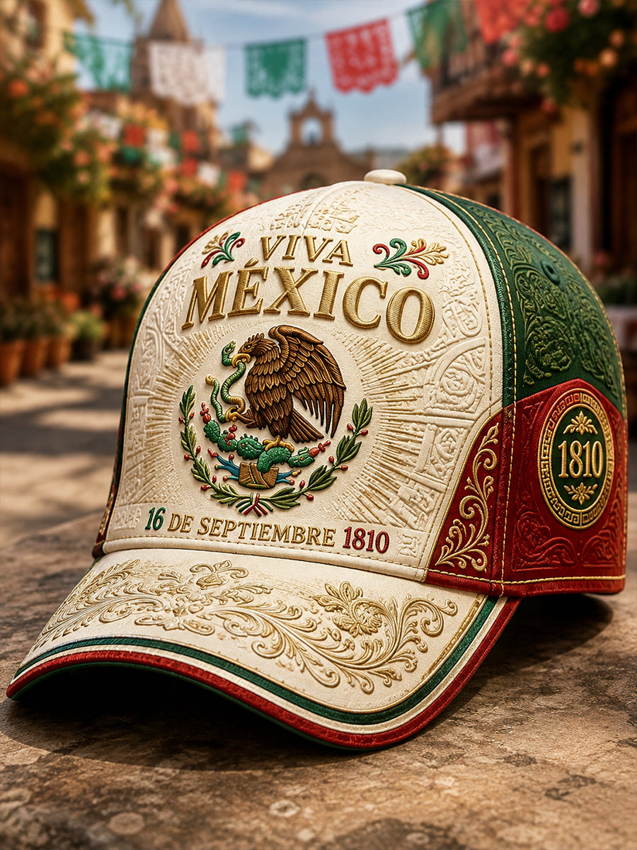 Sombrero unisex del Día de la Independencia de México