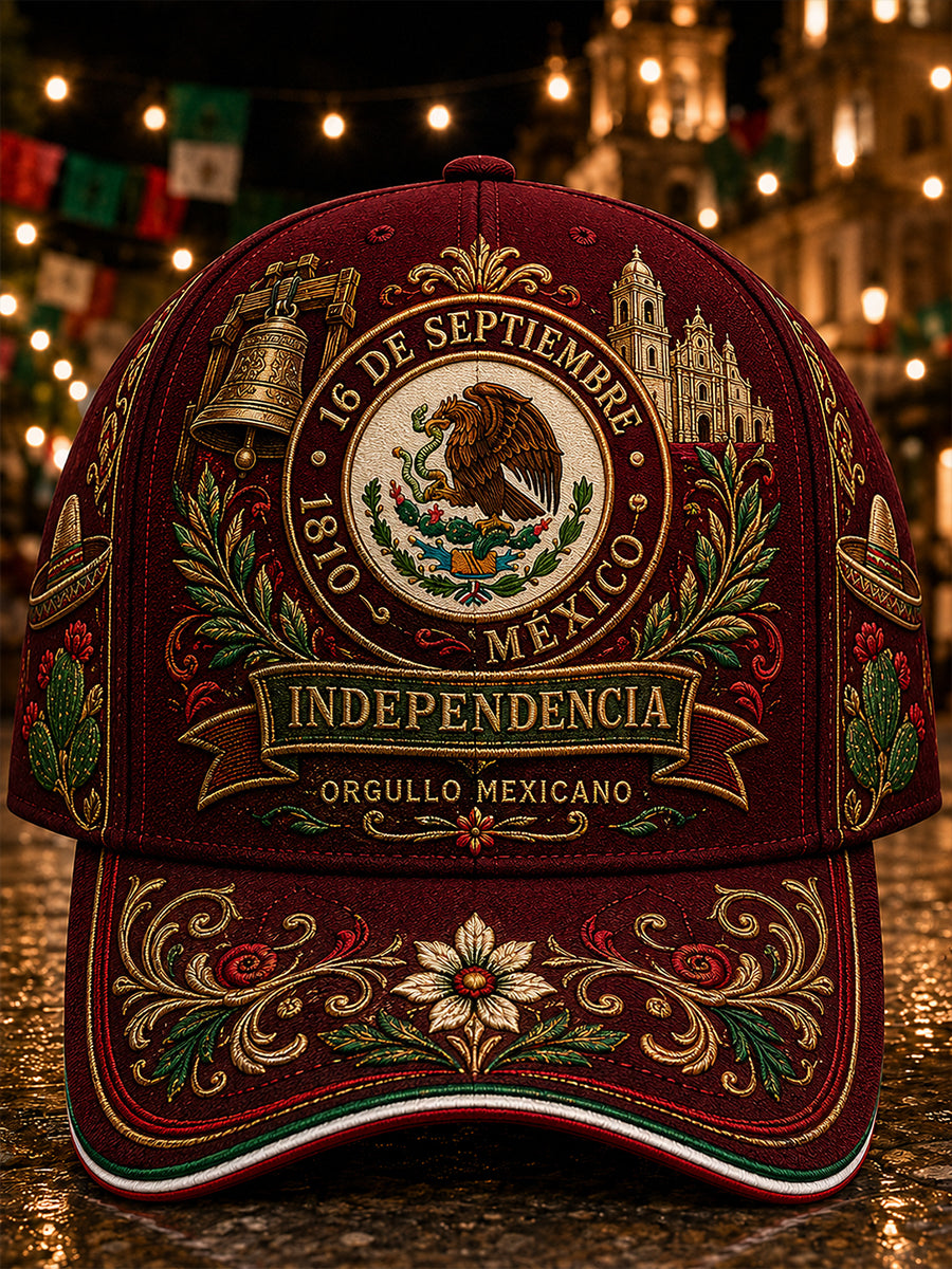 Sombrero unisex del Día de la Independencia de México