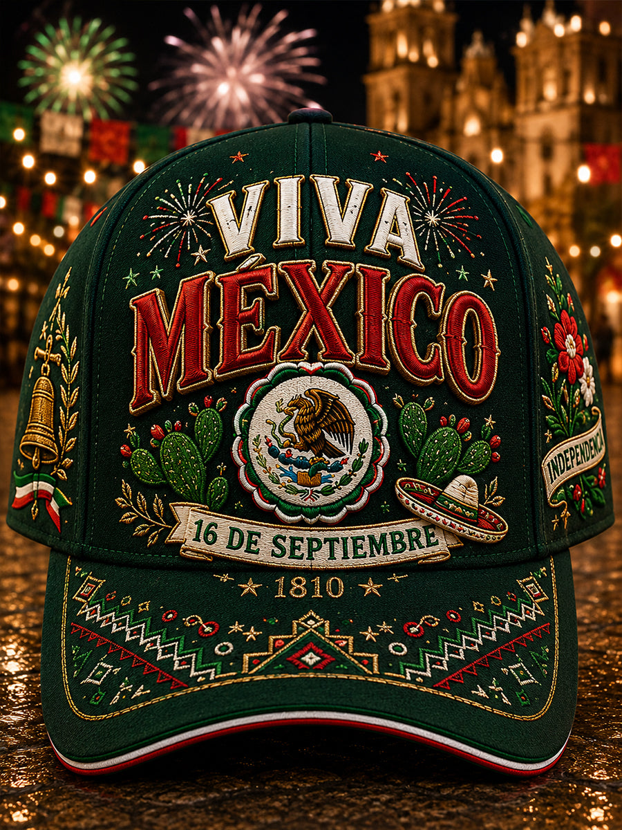 Sombrero unisex del Día de la Independencia de México