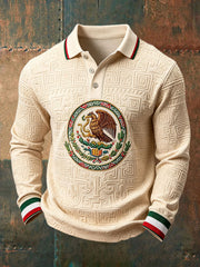 Camisetas casuales con estampado artístico del Día de la Independencia de México para hombre