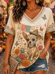 Camiseta de mujer de manga corta