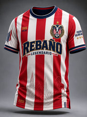 Camiseta casual estampada de fútbol masculino Chivas de Guadalajara