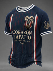 Camiseta casual estampada de fútbol masculino Chivas de Guadalajara