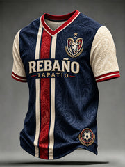 Camiseta casual estampada de fútbol masculino Chivas de Guadalajara