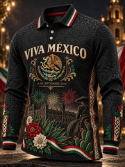 Polo Mexican Independence DayPrint para hombre