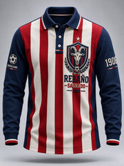 Polo casual impreso de los hombres de fútbol Guadalajara Chiva