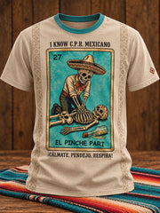 Camiseta con estampado mexicano I Know para hombre