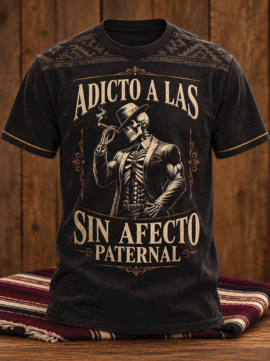 Hombres adicto a... Without Paternal Affection Camiseta estampada